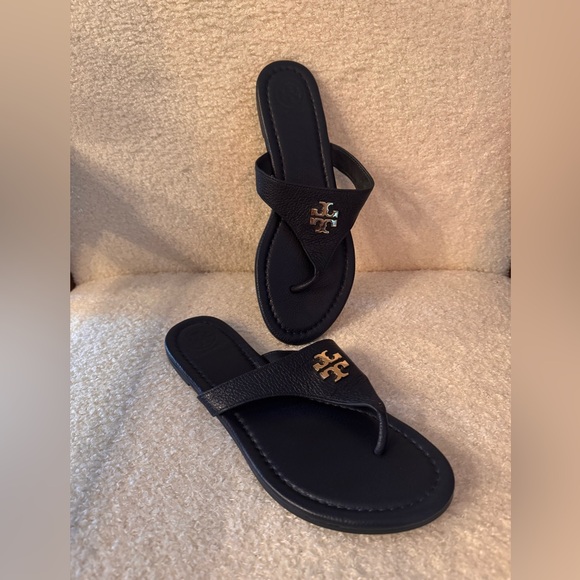 Tory Burch Jolie Flat Thong Sandal Womens Flip Flop 7.5 - Picture 2 of 8